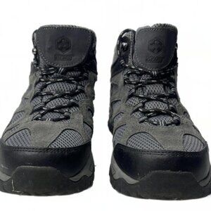 Khombu Gray and Black Athletic Shoes with Rugged Soles